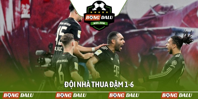 Đội nhà thua đậm 1-6
